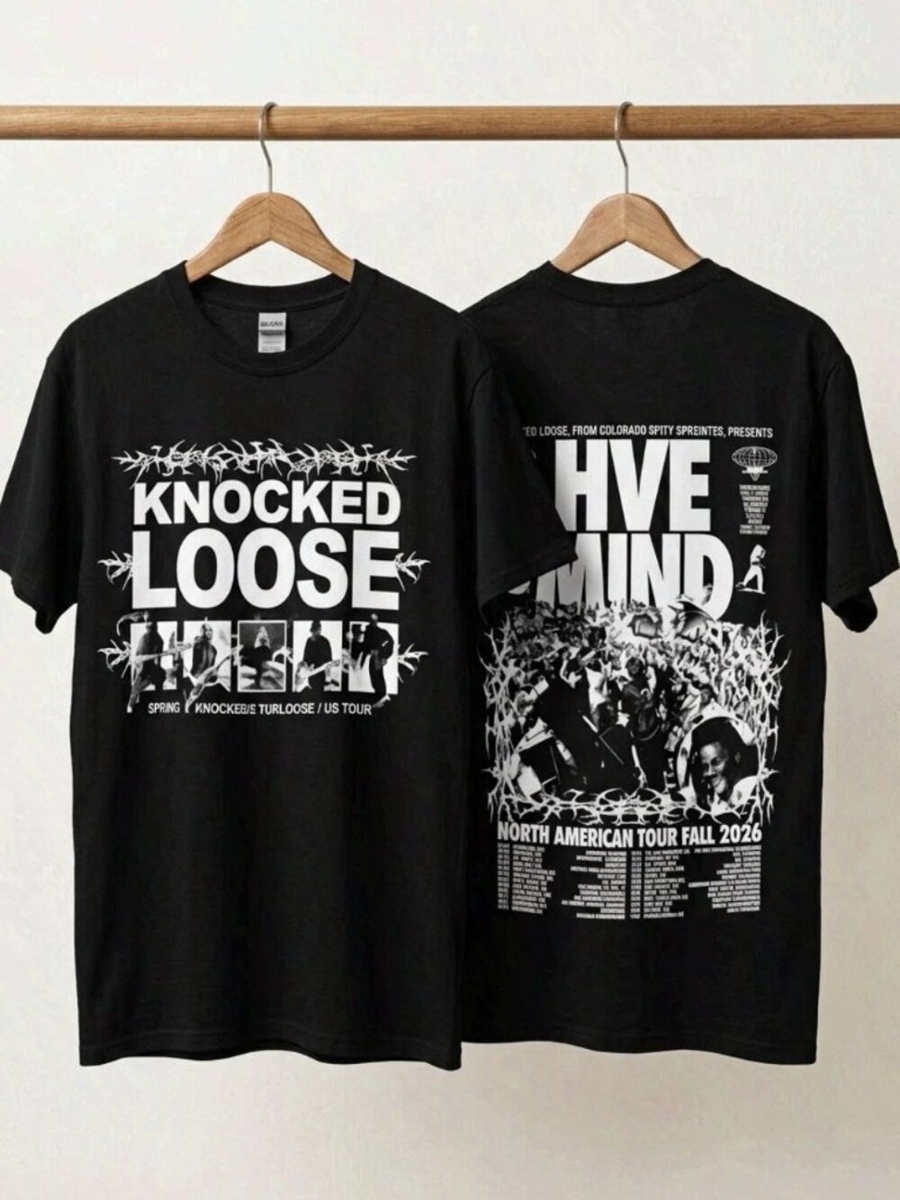 Knocked Loose Hive Mind North American Tour Fall 2026 Concert Merch Reprint